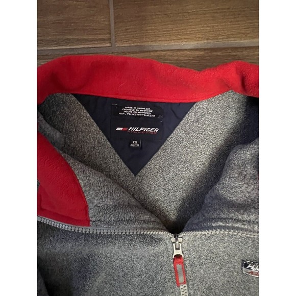 Hilfiger Athletics Men’s 2XL  Gray 1/4 Zip Pullover Sweatshirt Pullover - Picture 2 of 6